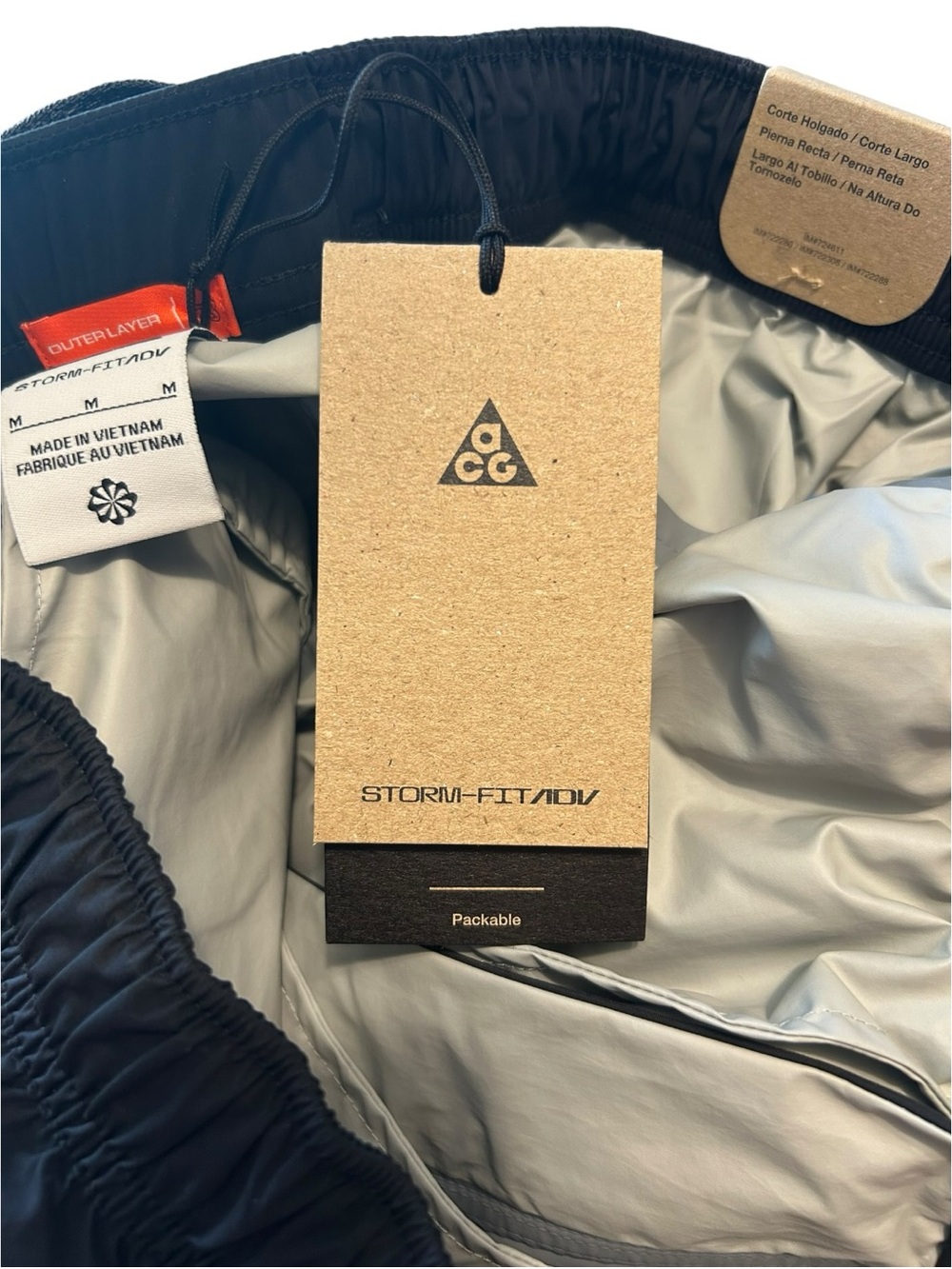 Nike ACG Storm-FIT ADV Rain Pants "Morpho" Men’s Medium M IF0909-010 NWT NEW - Picture 8 of 9